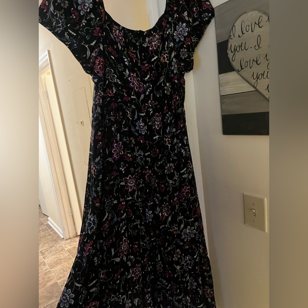 Lane Bryant flowy flower dress!!